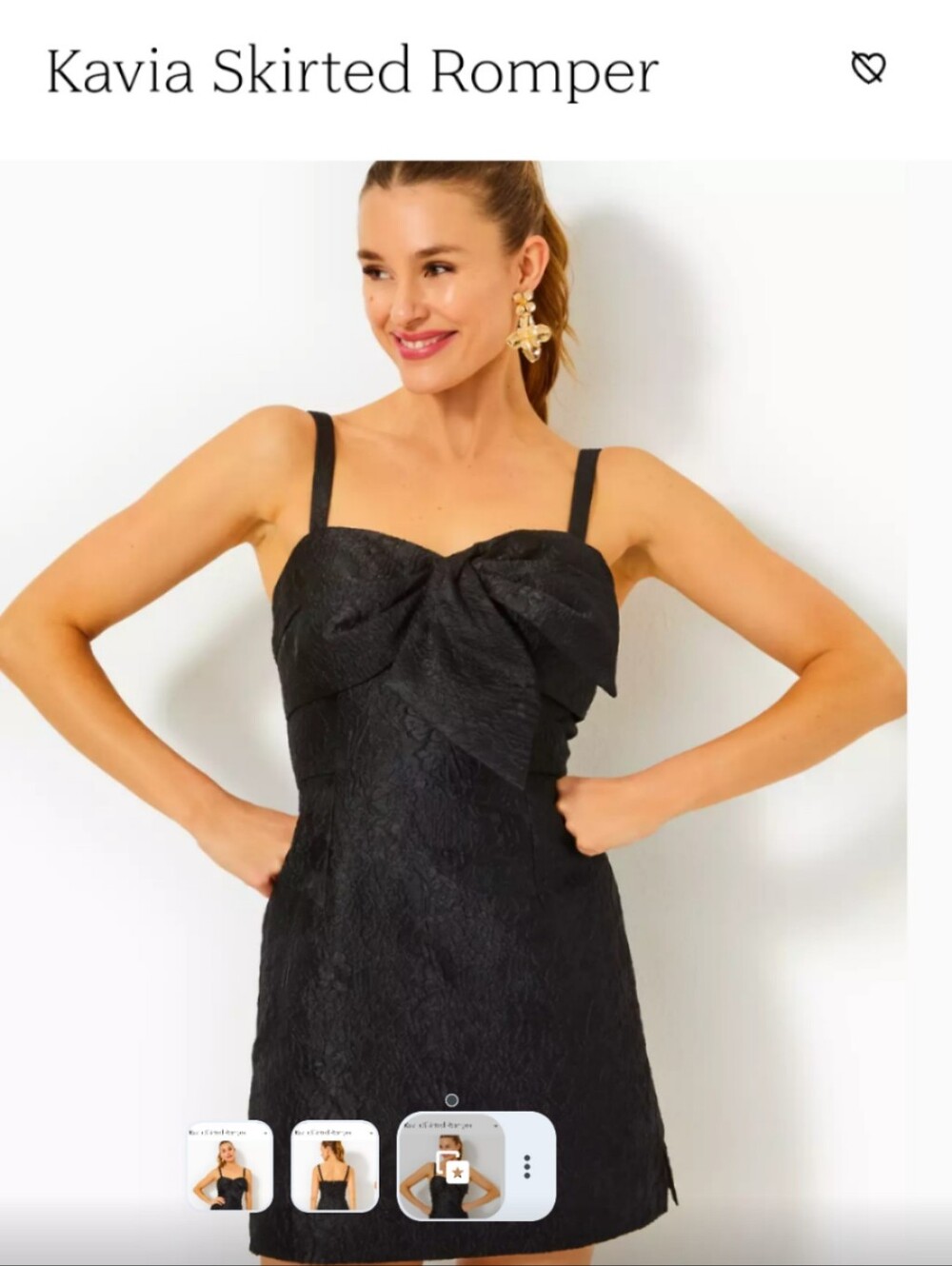Lily Pulitzer Kavia Skirted Romper